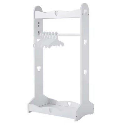 แร็คเสื้อโค้ทสำหรับเด็กไม้